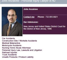 John Anzalone | New Jersey & NYC Personal Injury Attorney